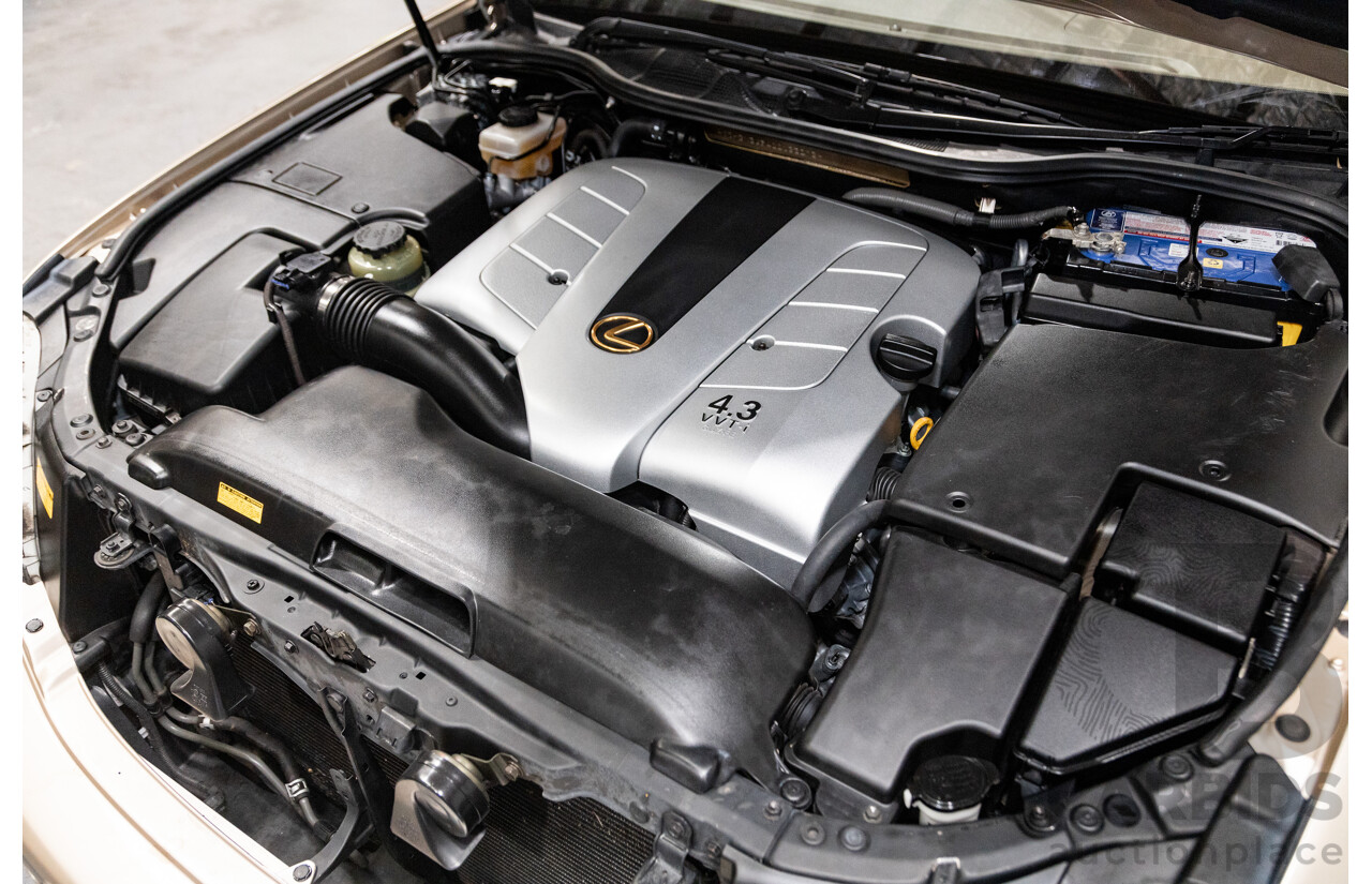 03/2004 Lexus LS430 RWD UCF30R 4d Sedan Sandstone Mica Metallic V8 4.3L