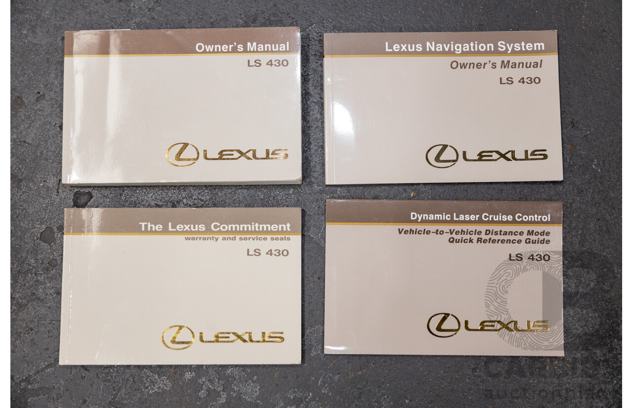 03/2004 Lexus LS430 RWD UCF30R 4d Sedan Sandstone Mica Metallic V8 4.3L