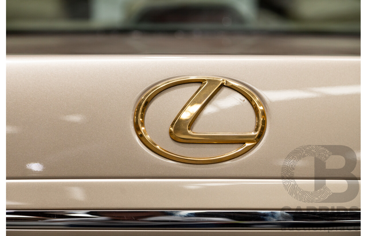 03/2004 Lexus LS430 RWD UCF30R 4d Sedan Sandstone Mica Metallic V8 4.3L