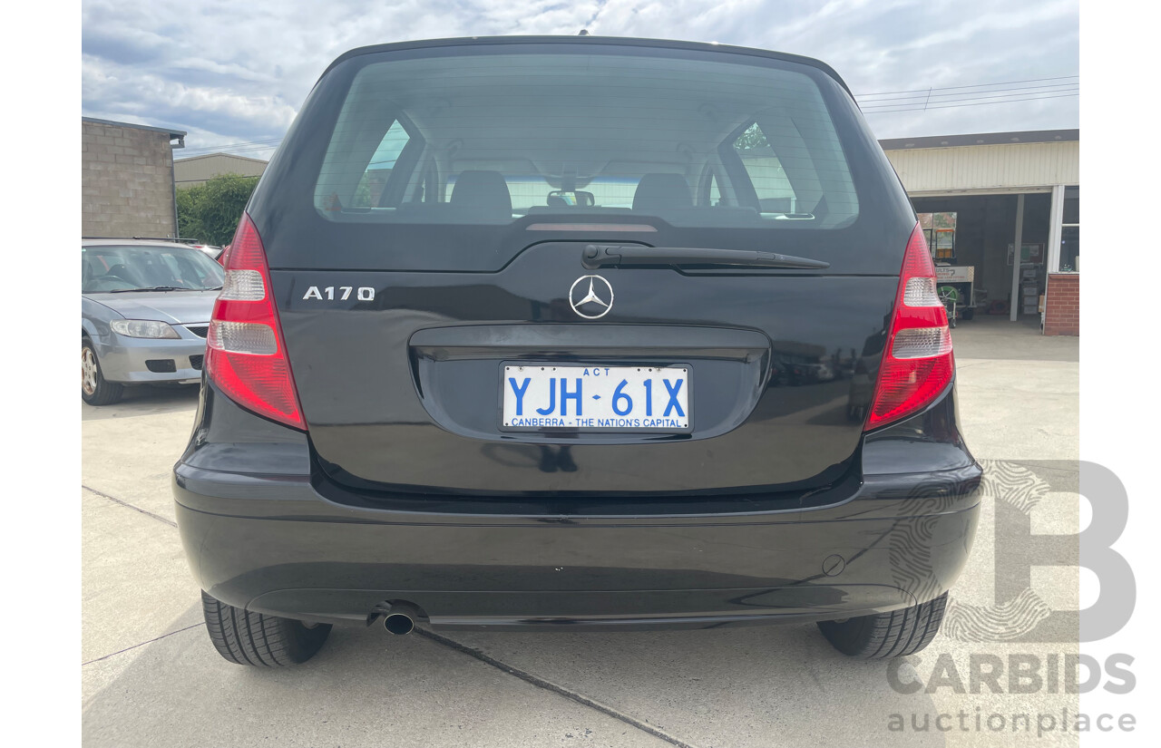 05/07 Mercedes-Benz A170 CLASSIC FWD W169 5D Hatchback Black 1.7L