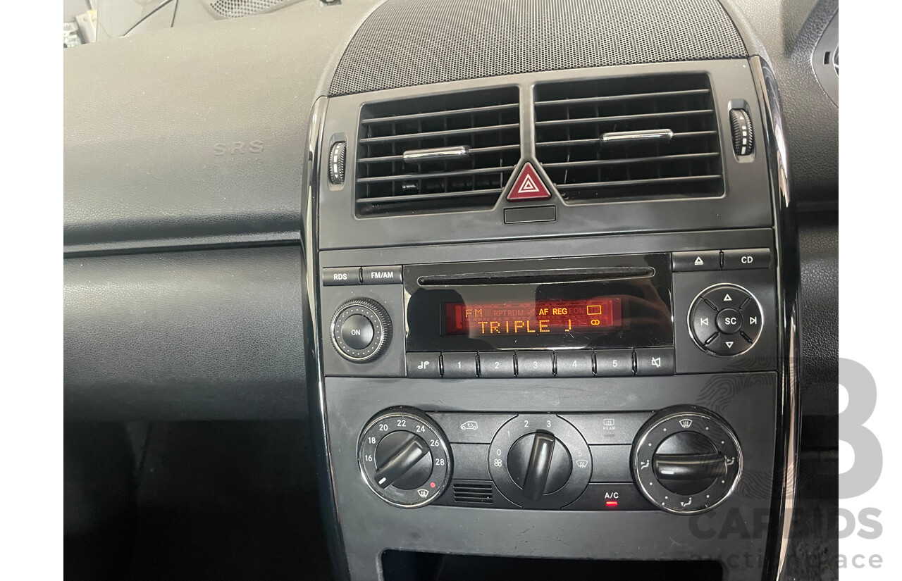 05/07 Mercedes-Benz A170 CLASSIC FWD W169 5D Hatchback Black 1.7L