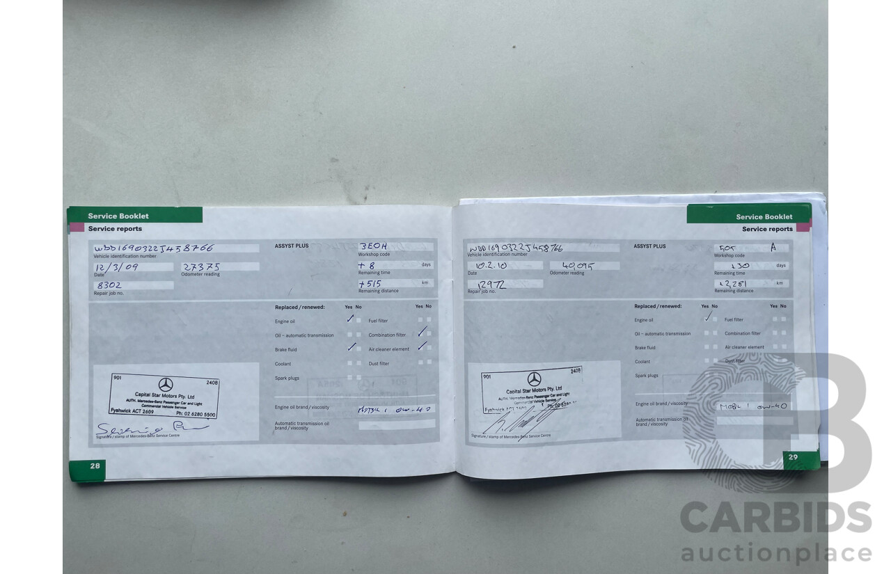 05/07 Mercedes-Benz A170 CLASSIC FWD W169 5D Hatchback Black 1.7L