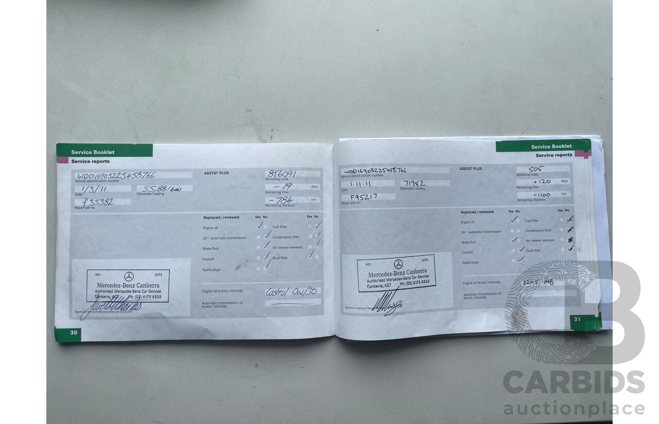 05/07 Mercedes-Benz A170 CLASSIC FWD W169 5D Hatchback Black 1.7L