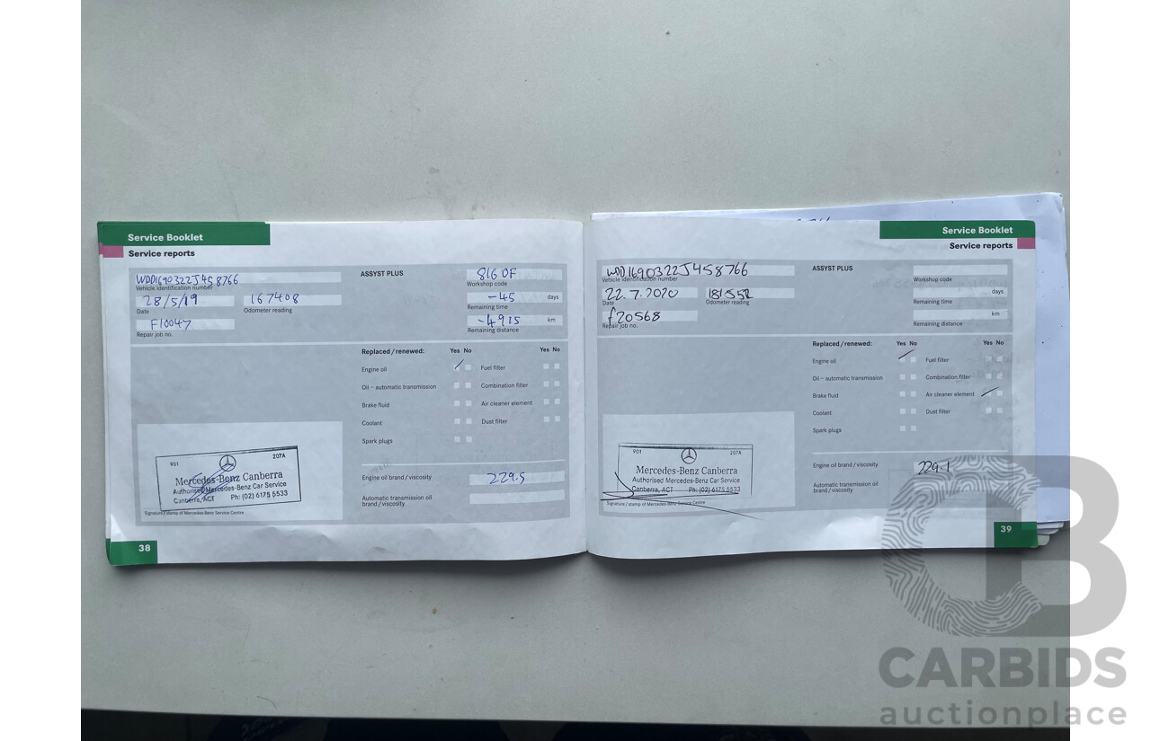 05/07 Mercedes-Benz A170 CLASSIC FWD W169 5D Hatchback Black 1.7L