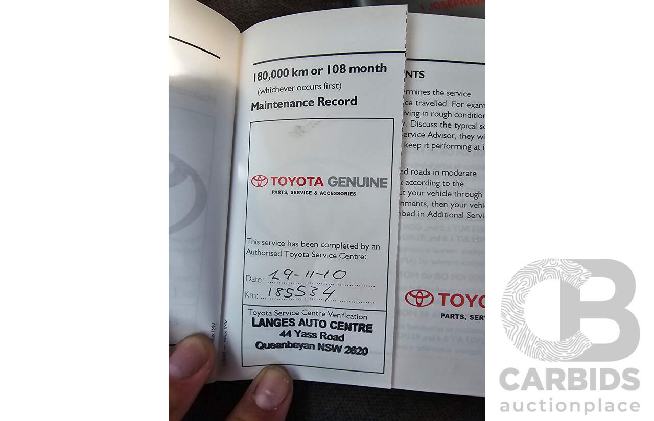 6/2005 Toyota Hilux SR5 (4x4) GGN25R 4d Dual Cab P/Up Silver Metallic V6 4.0L