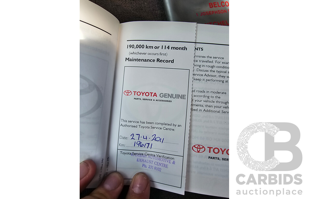 6/2005 Toyota Hilux SR5 (4x4) GGN25R 4d Dual Cab P/Up Silver Metallic V6 4.0L