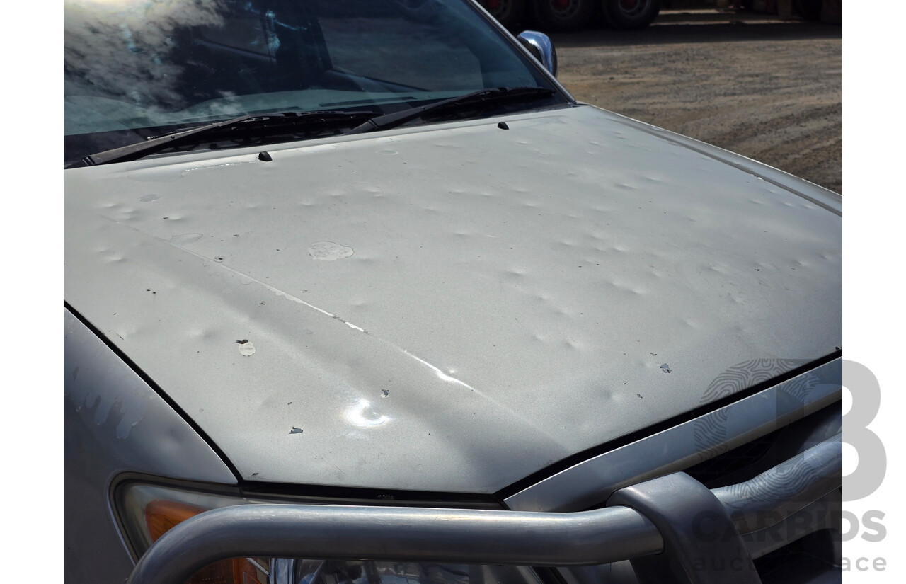 6/2005 Toyota Hilux SR5 (4x4) GGN25R 4d Dual Cab P/Up Silver Metallic V6 4.0L