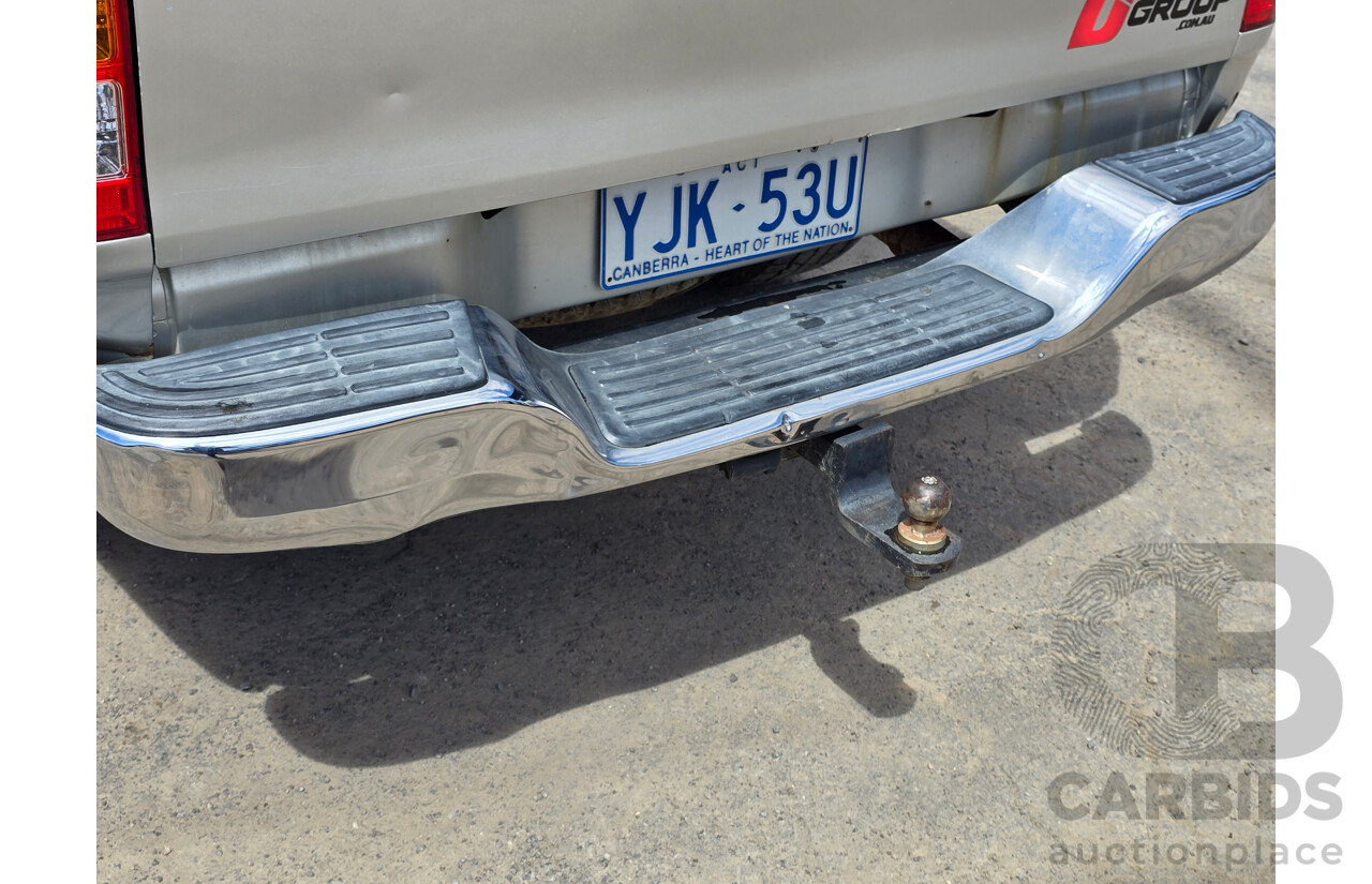 6/2005 Toyota Hilux SR5 (4x4) GGN25R 4d Dual Cab P/Up Silver Metallic V6 4.0L