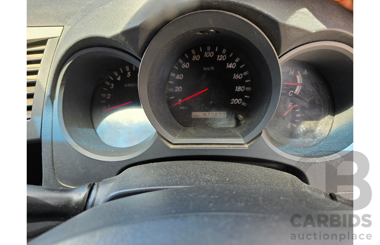 6/2005 Toyota Hilux SR5 (4x4) GGN25R 4d Dual Cab P/Up Silver Metallic V6 4.0L