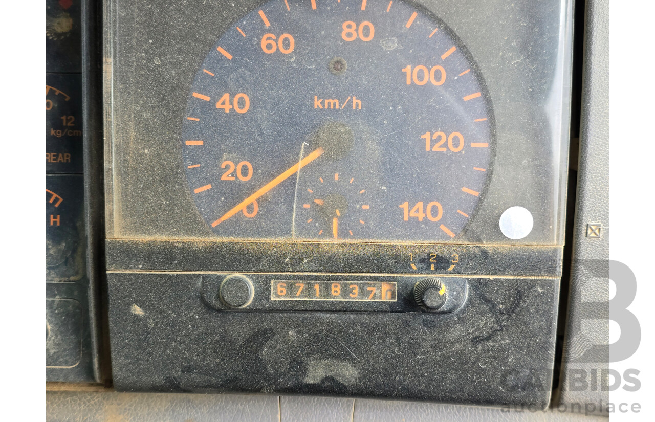 10/1997 Hino FS1K Series 6x4 Tipper Truck 2d Cab Chassis White Turbo Diesel