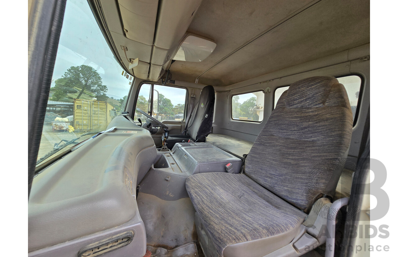 10/1997 Hino FS1K Series 6x4 Tipper Truck 2d Cab Chassis White Turbo Diesel