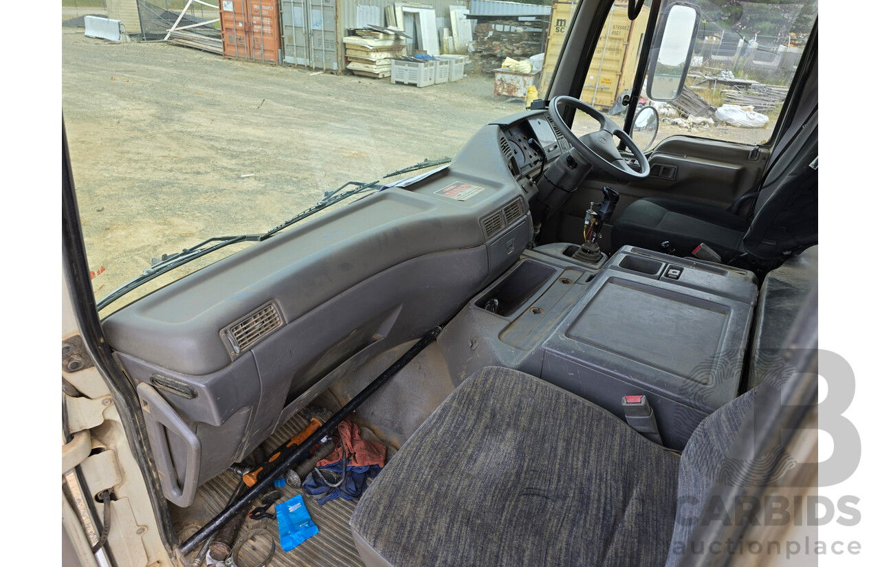 10/1997 Hino FS1K Series 6x4 Tipper Truck 2d Cab Chassis White Turbo Diesel