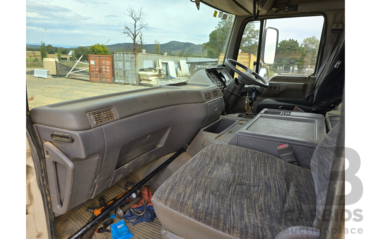 10/1997 Hino FS1K Series 6x4 Tipper Truck 2d Cab Chassis White Turbo Diesel