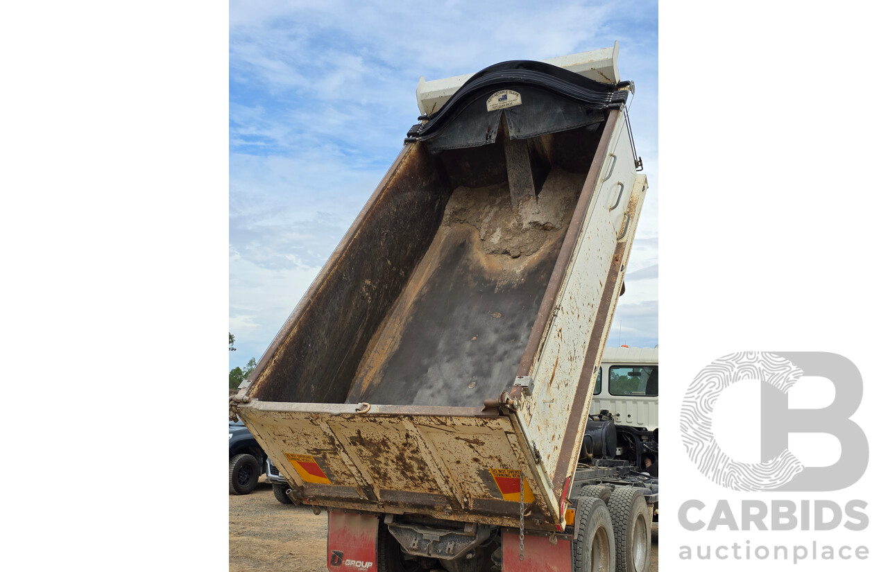 10/1997 Hino FS1K Series 6x4 Tipper Truck 2d Cab Chassis White Turbo Diesel