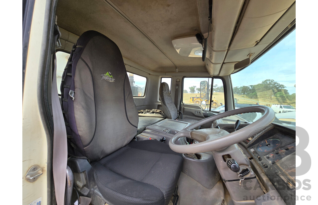 10/1997 Hino FS1K Series 6x4 Tipper Truck 2d Cab Chassis White Turbo Diesel