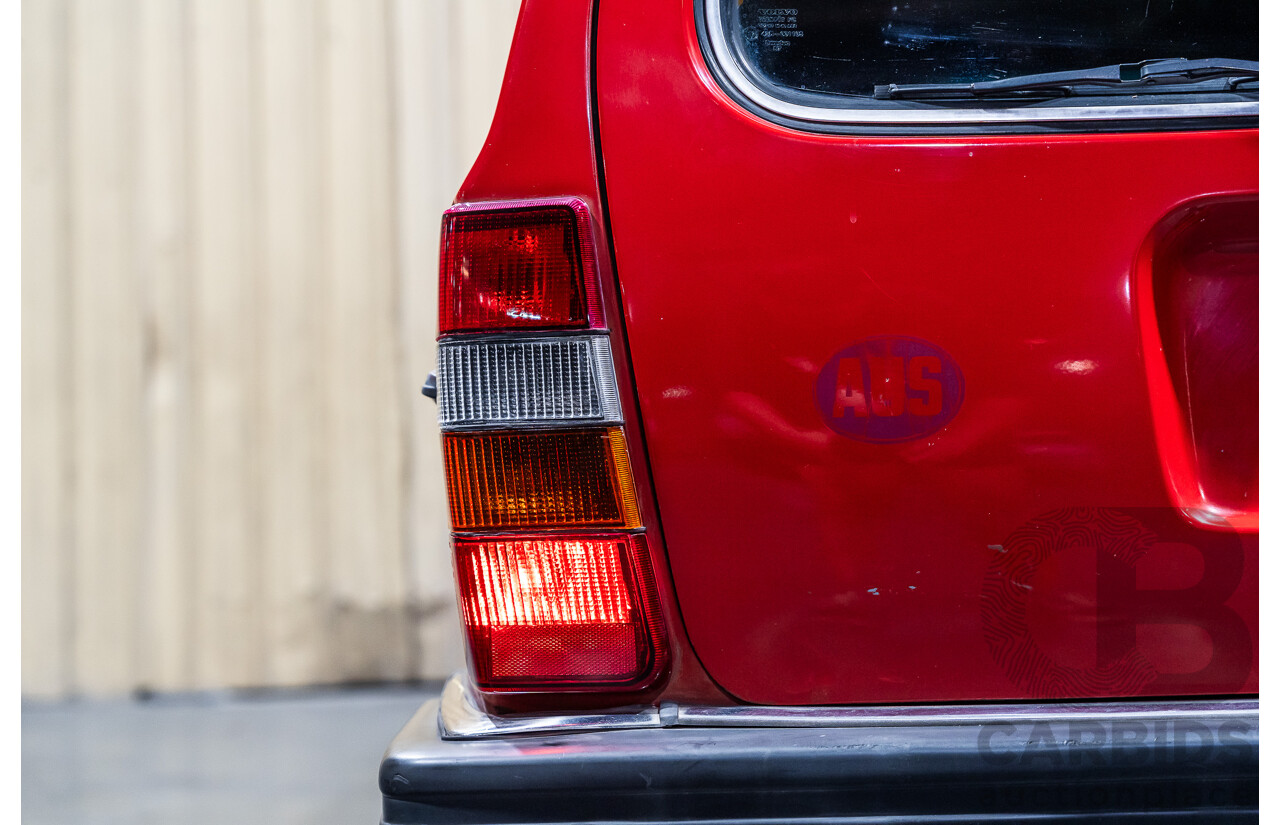 2/1988 Volvo 240GL 5d Estate Red 2.3L