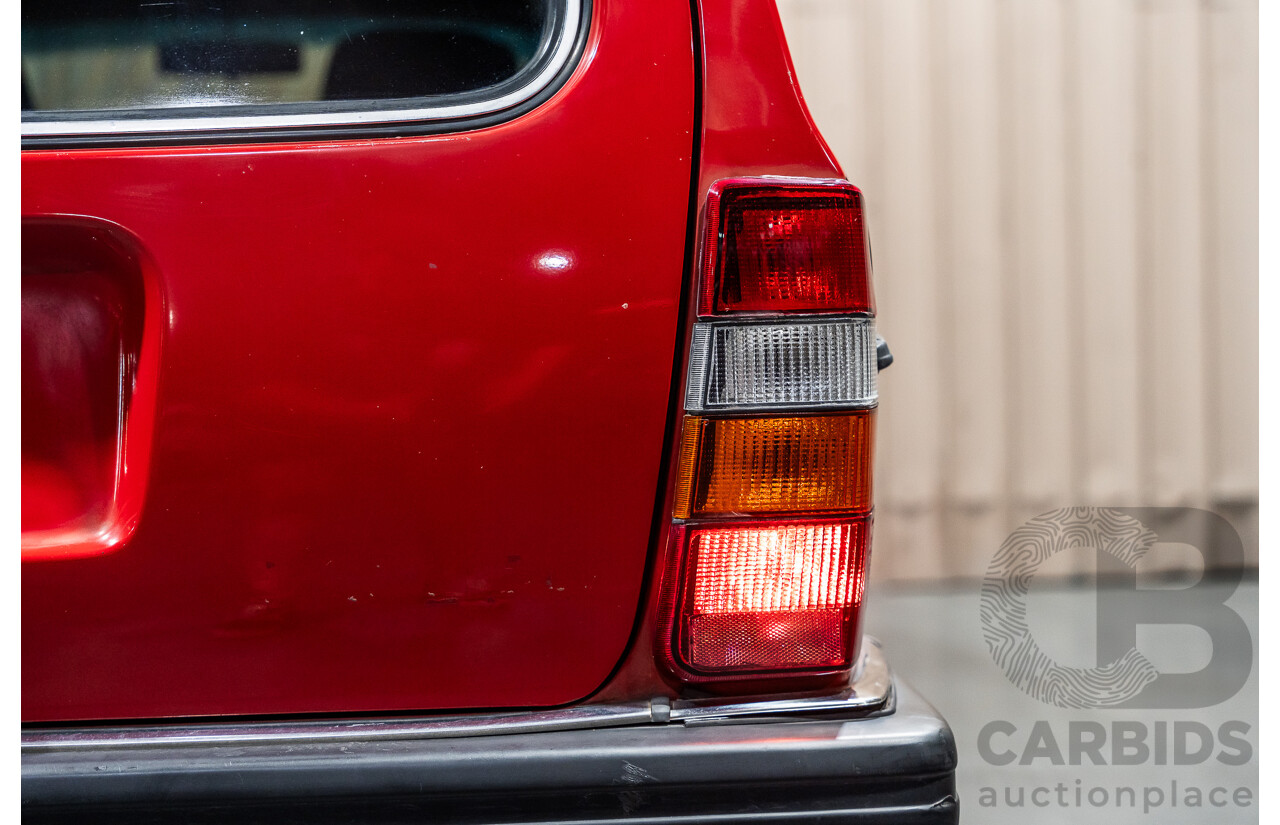 2/1988 Volvo 240GL 5d Estate Red 2.3L