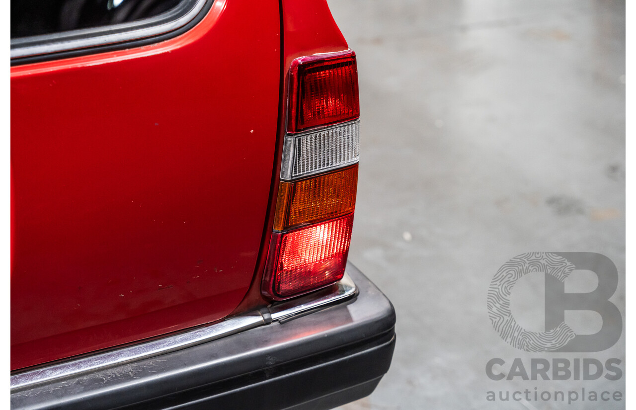 2/1988 Volvo 240GL 5d Estate Red 2.3L