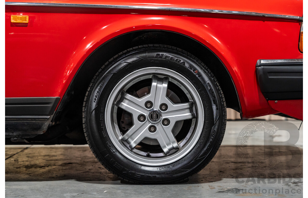 2/1988 Volvo 240GL 5d Estate Red 2.3L