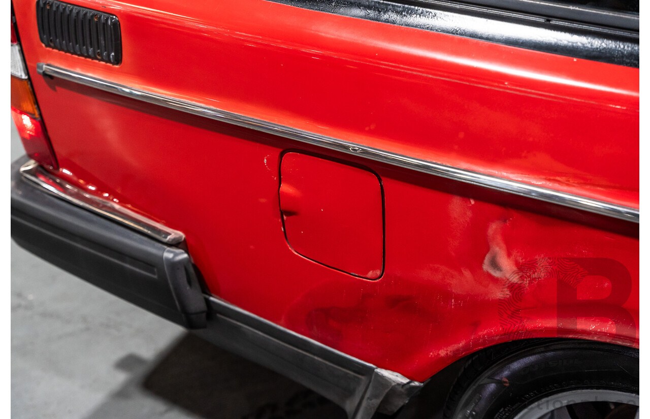 2/1988 Volvo 240GL 5d Estate Red 2.3L