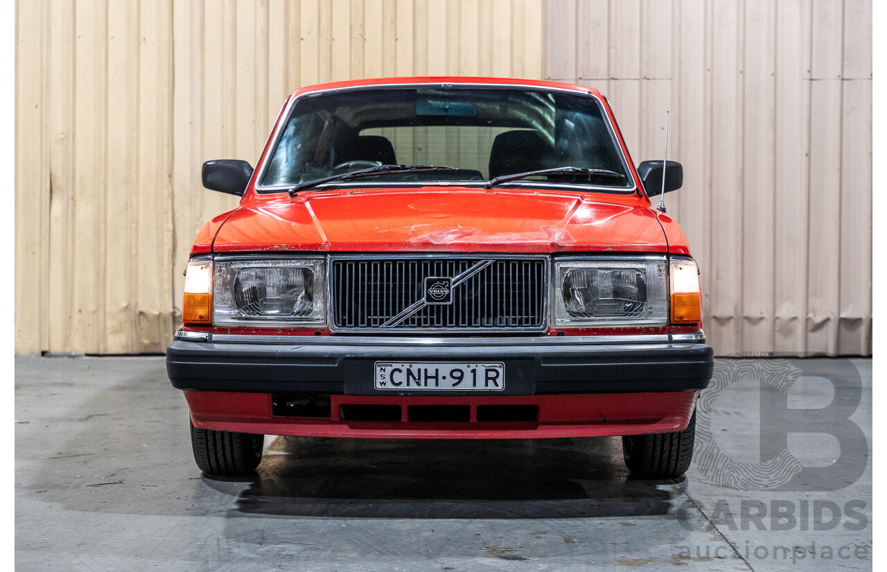2/1988 Volvo 240GL 5d Estate Red 2.3L