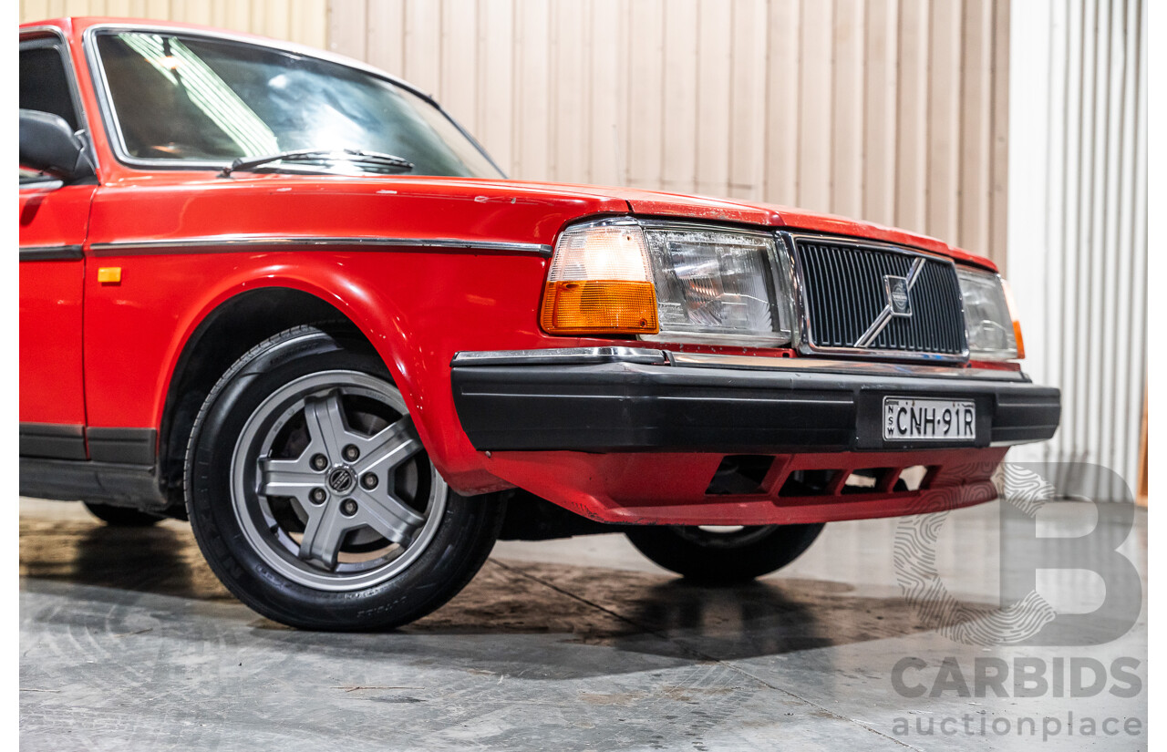 2/1988 Volvo 240GL 5d Estate Red 2.3L