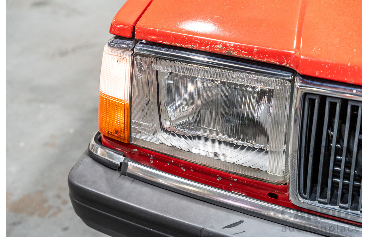 2/1988 Volvo 240GL 5d Estate Red 2.3L