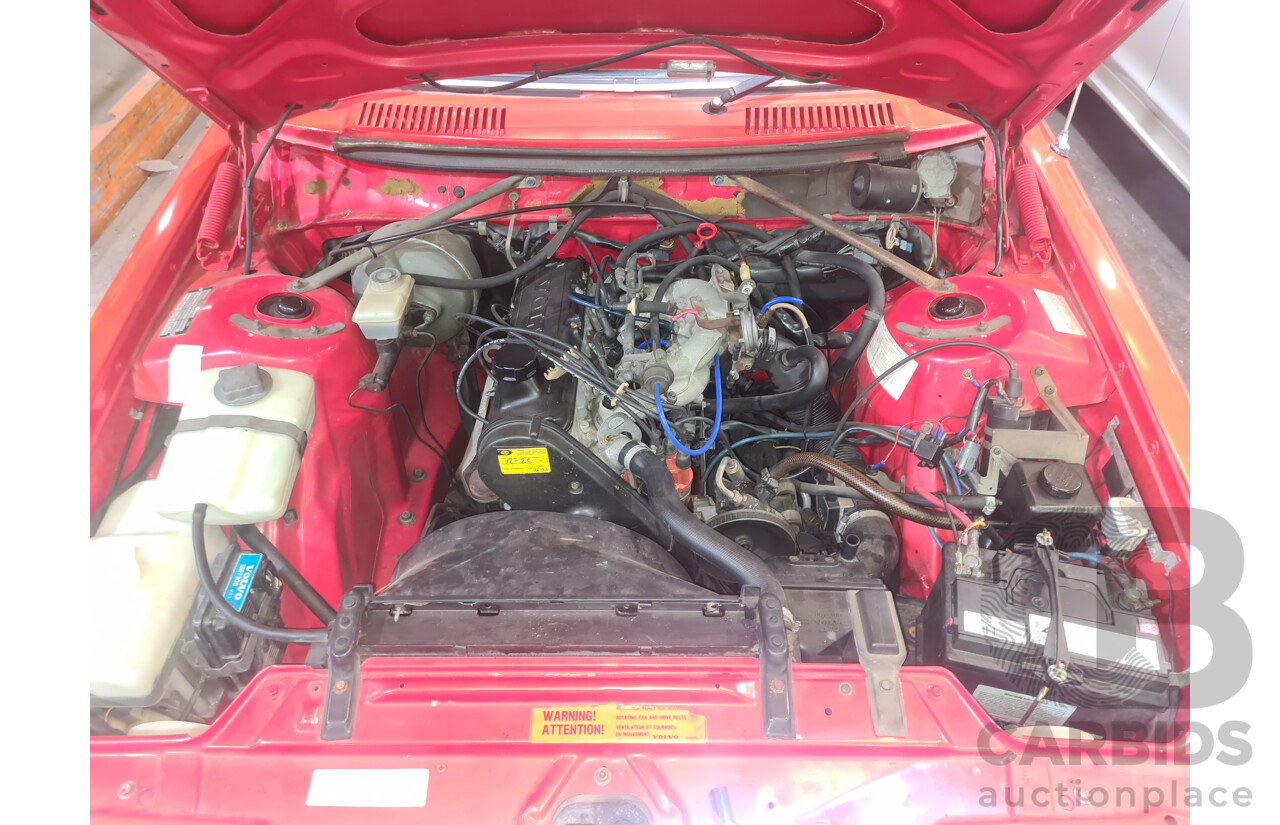 2/1988 Volvo 240GL 5d Estate Red 2.3L