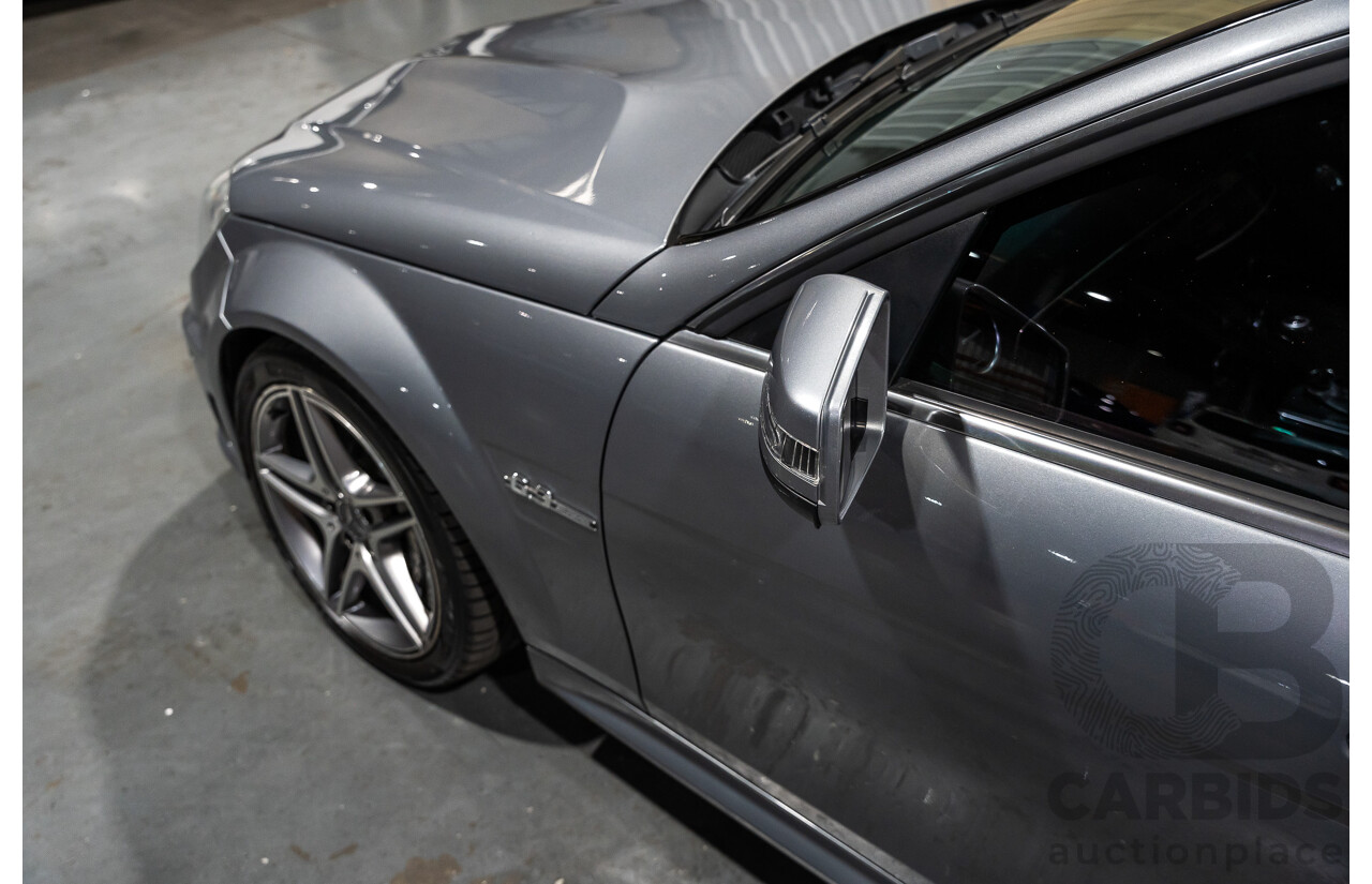 11/2011 Mercedes-Benz C63 AMG W204 MY11 4d Sedan Palladium Silver Metallic V8 6.2L