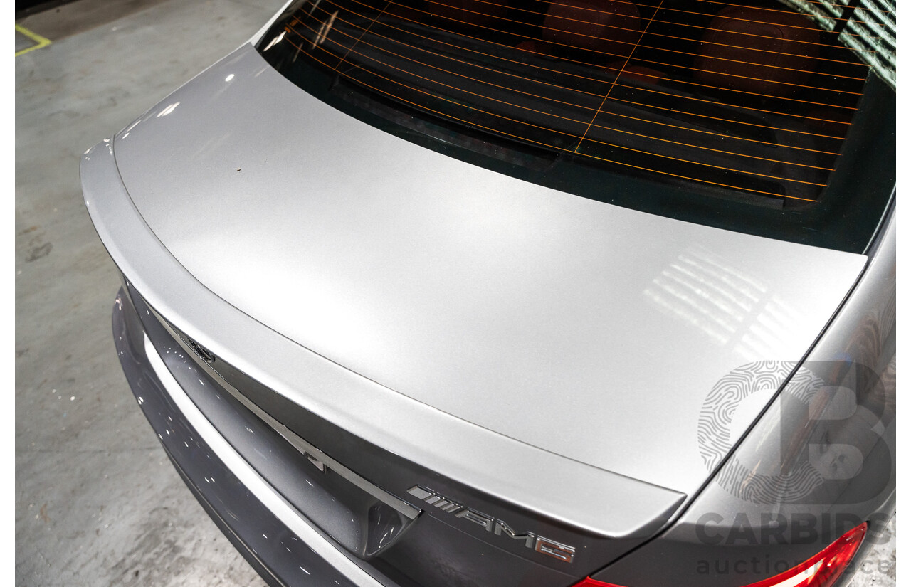 11/2011 Mercedes-Benz C63 AMG W204 MY11 4d Sedan Palladium Silver Metallic V8 6.2L