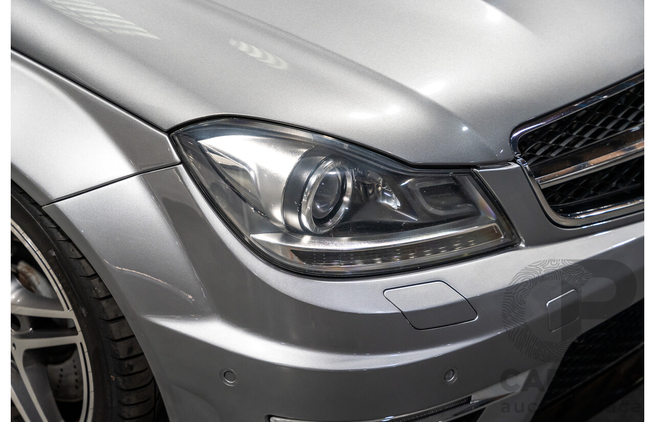 11/2011 Mercedes-Benz C63 AMG W204 MY11 4d Sedan Palladium Silver Metallic V8 6.2L