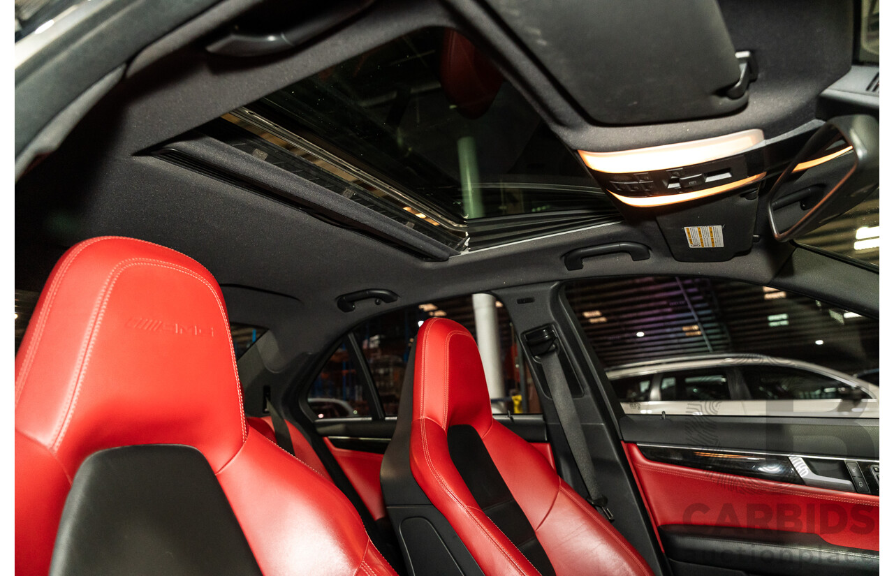 11/2011 Mercedes-Benz C63 AMG W204 MY11 4d Sedan Palladium Silver Metallic V8 6.2L