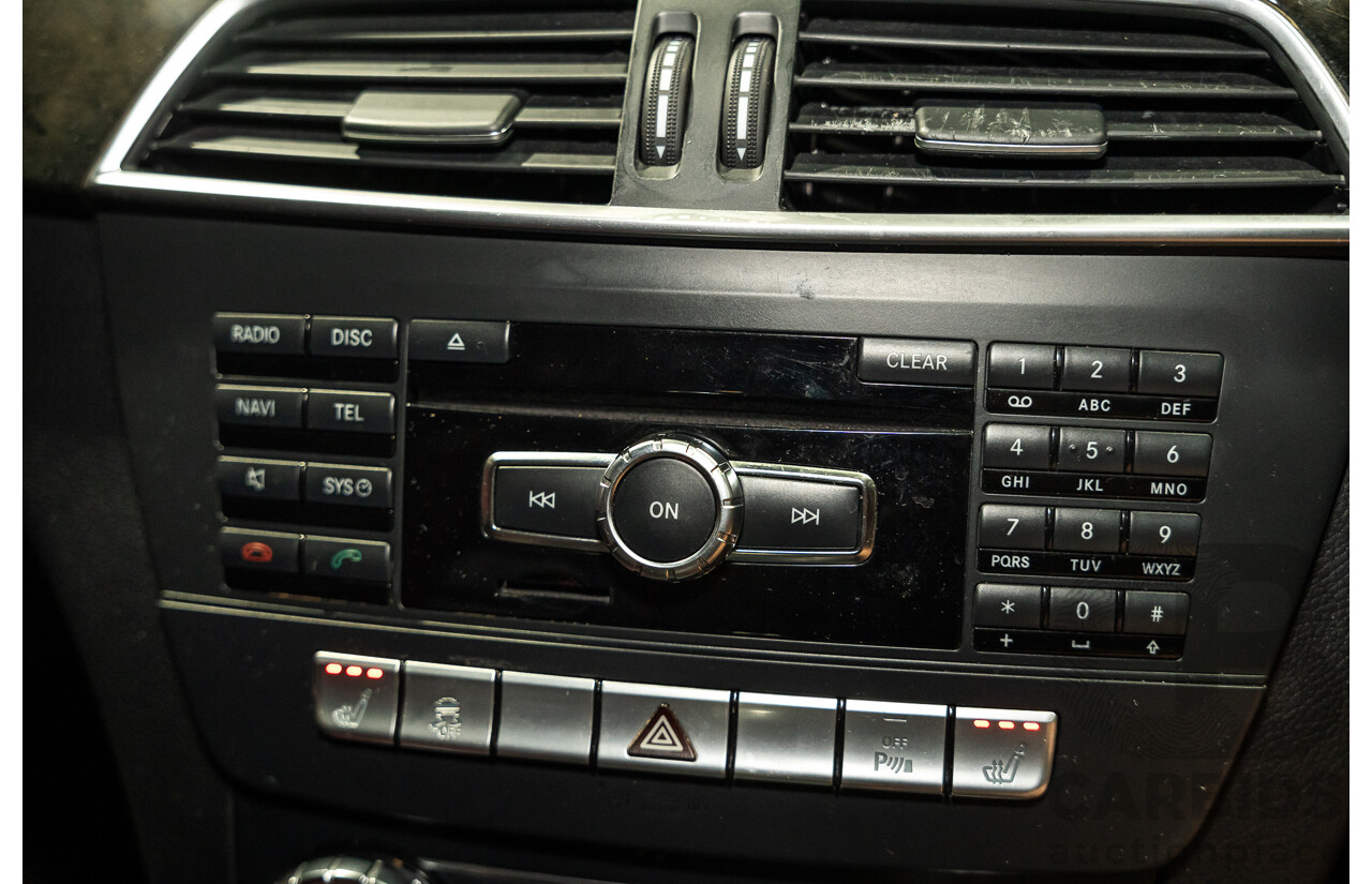 11/2011 Mercedes-Benz C63 AMG W204 MY11 4d Sedan Palladium Silver Metallic V8 6.2L