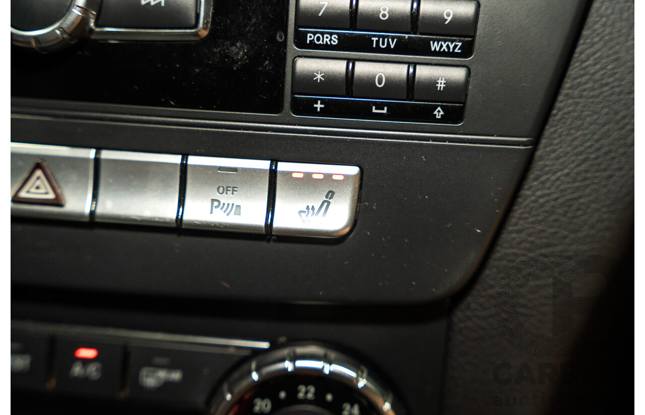 11/2011 Mercedes-Benz C63 AMG W204 MY11 4d Sedan Palladium Silver Metallic V8 6.2L