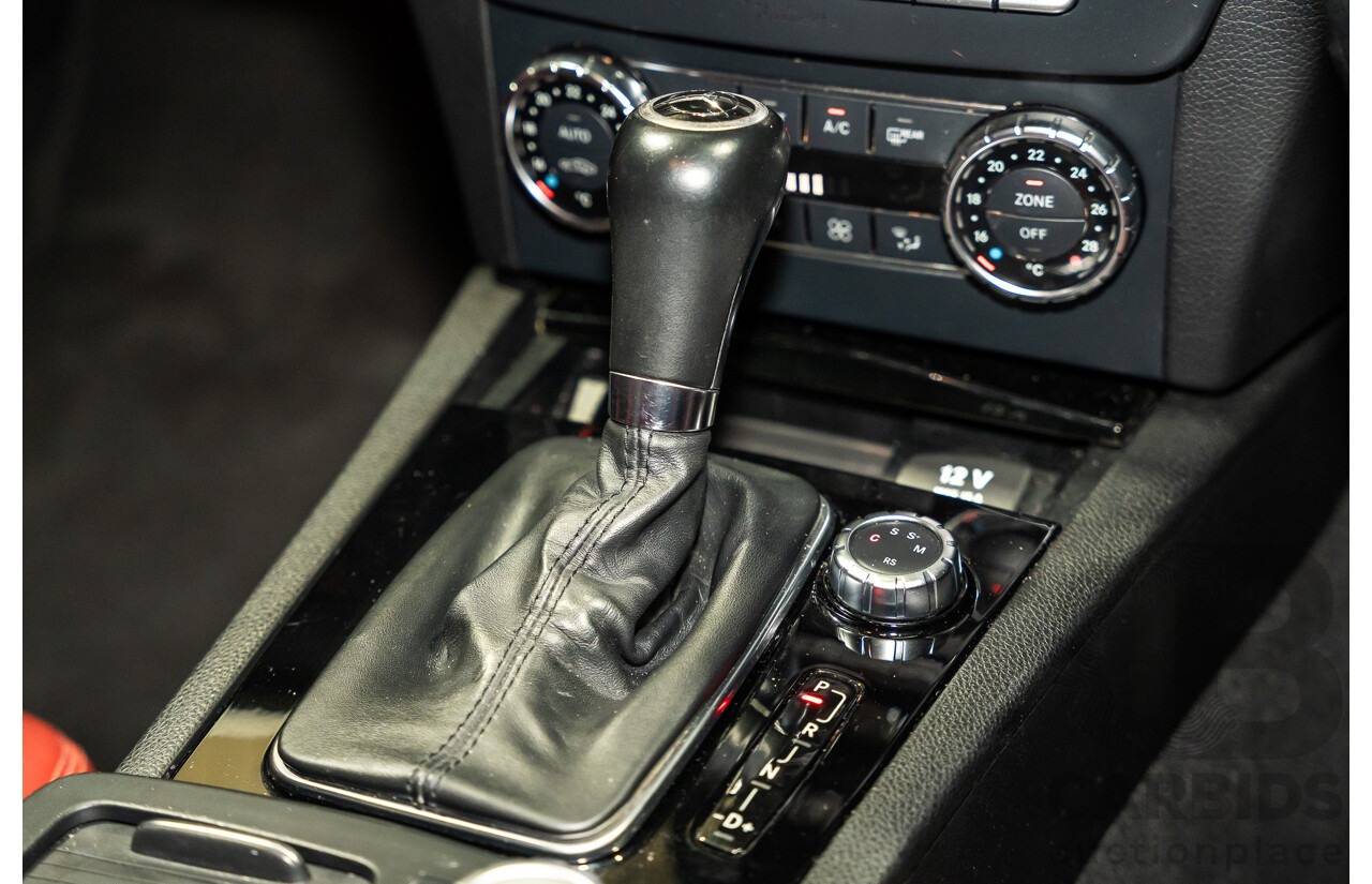 11/2011 Mercedes-Benz C63 AMG W204 MY11 4d Sedan Palladium Silver Metallic V8 6.2L