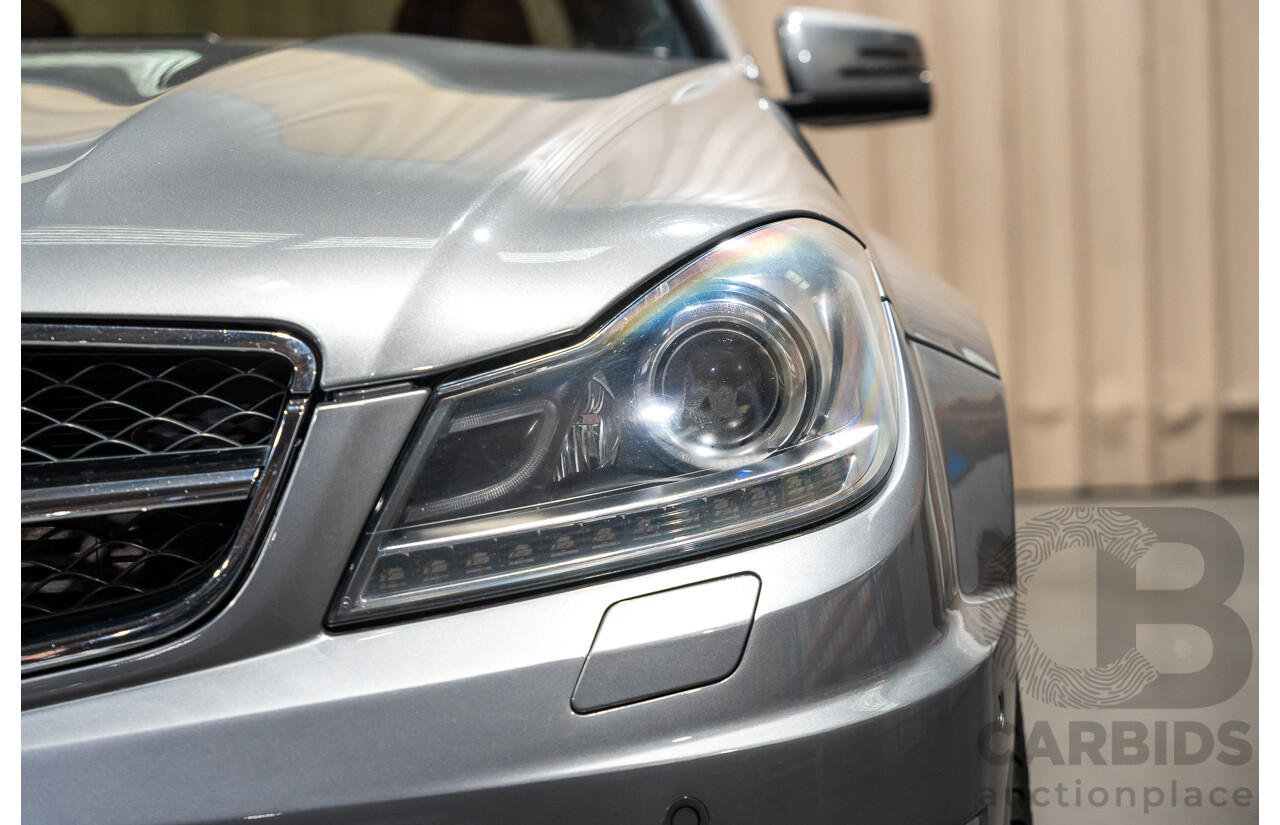 11/2011 Mercedes-Benz C63 AMG W204 MY11 4d Sedan Palladium Silver Metallic V8 6.2L