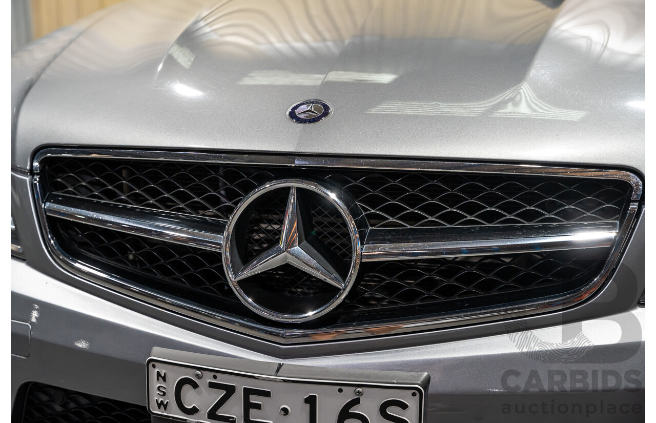11/2011 Mercedes-Benz C63 AMG W204 MY11 4d Sedan Palladium Silver Metallic V8 6.2L