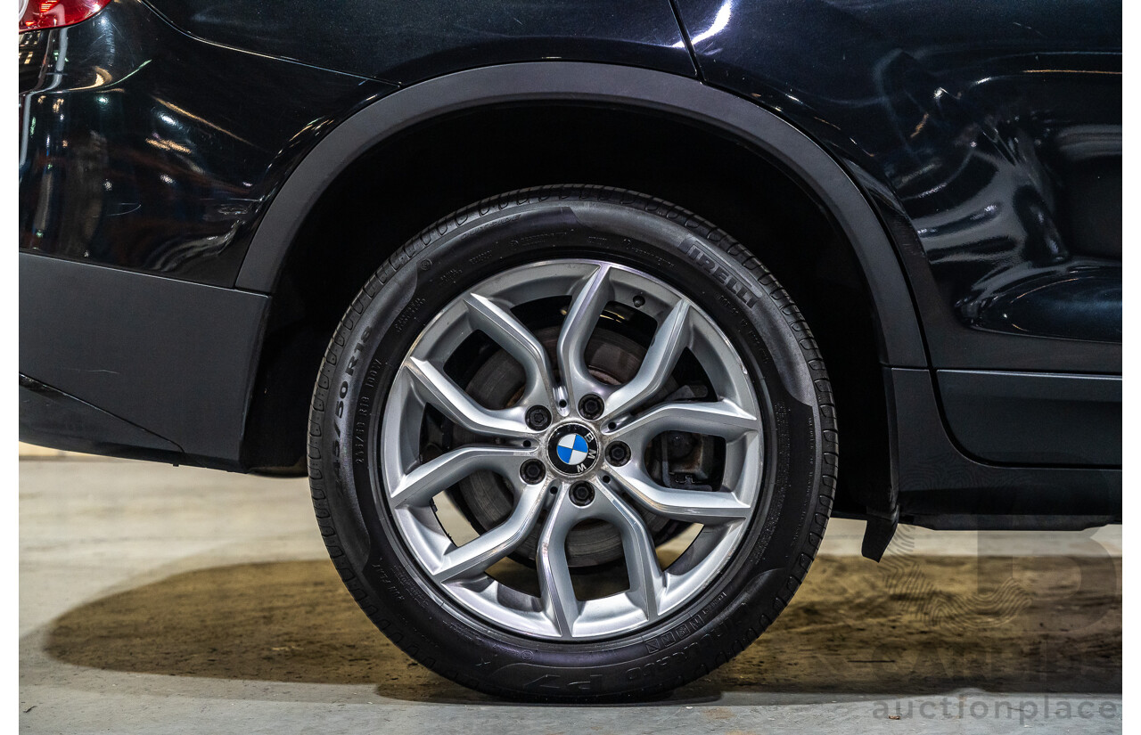 12/2011 BMW X3 Xdrive 20d (AWD) F25 4d Wagon Metallic Black Turbo Diesel 2.0L