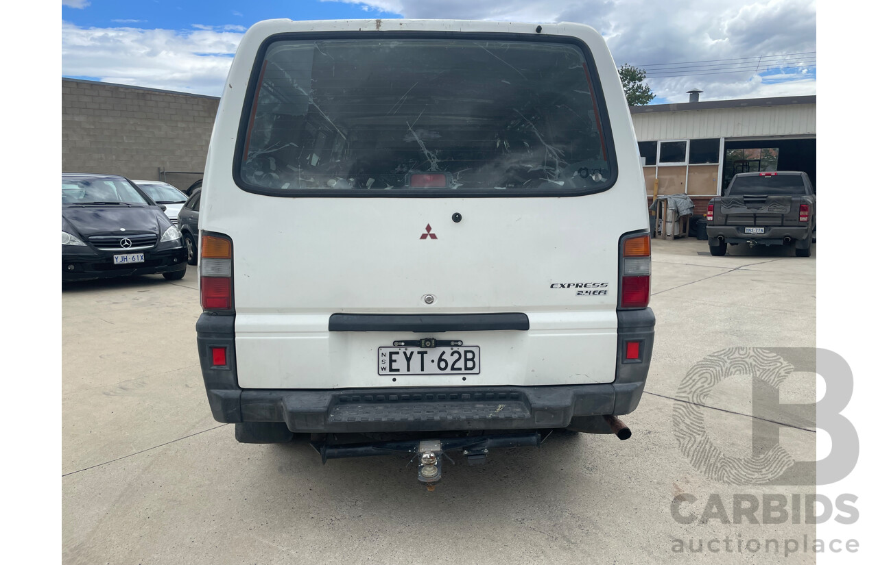 07/2007 Mitsubishi Express SWB RWD SJ MY07 Van White 2.4L