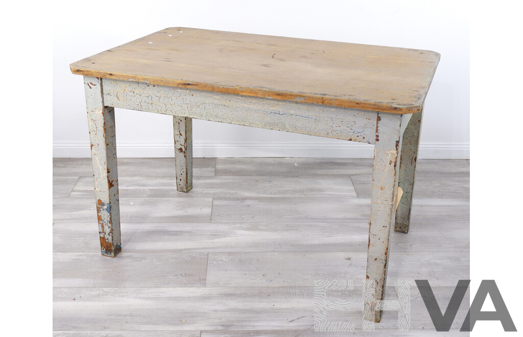 Antique Rustic Kitchen Table