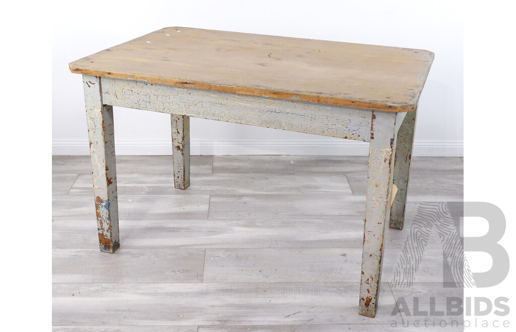 Antique Rustic Kitchen Table