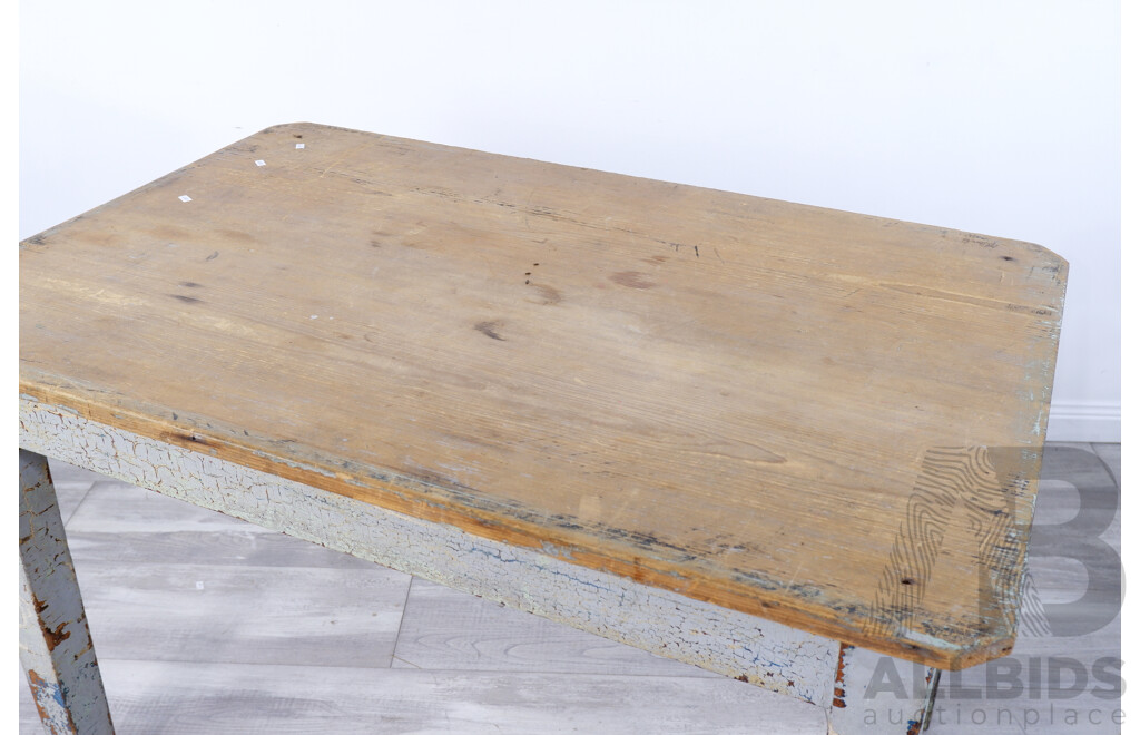 Antique Rustic Kitchen Table