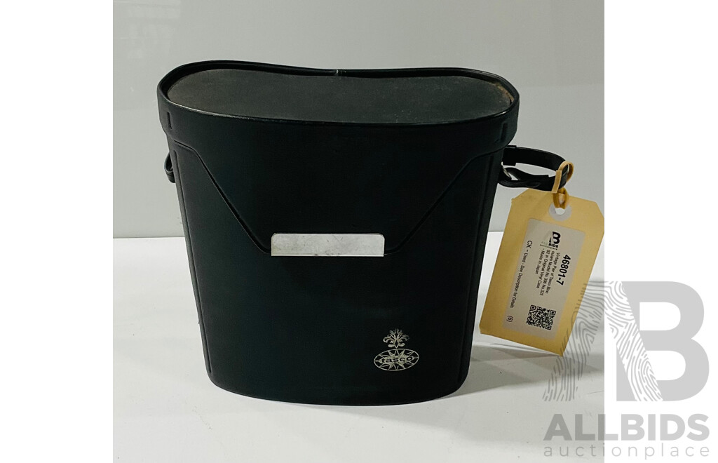 Vintage Pair of Tasco Binoculars Model No 306 No.32592 in Original Vinyl Case - Made in Japan