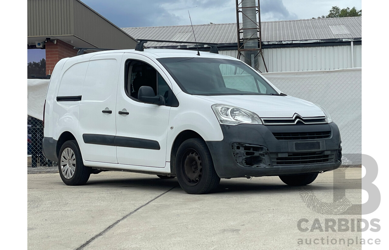 06/2016 Citroen Berlingo 1.6 HDI LONG FWD B9C MY16 Van White 1.6L