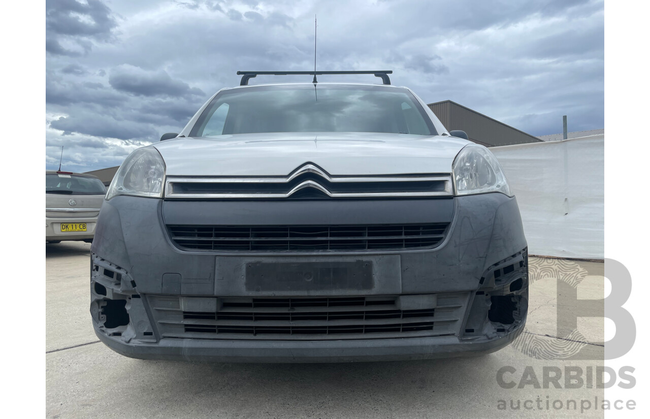 06/2016 Citroen Berlingo 1.6 HDI LONG FWD B9C MY16 Van White 1.6L