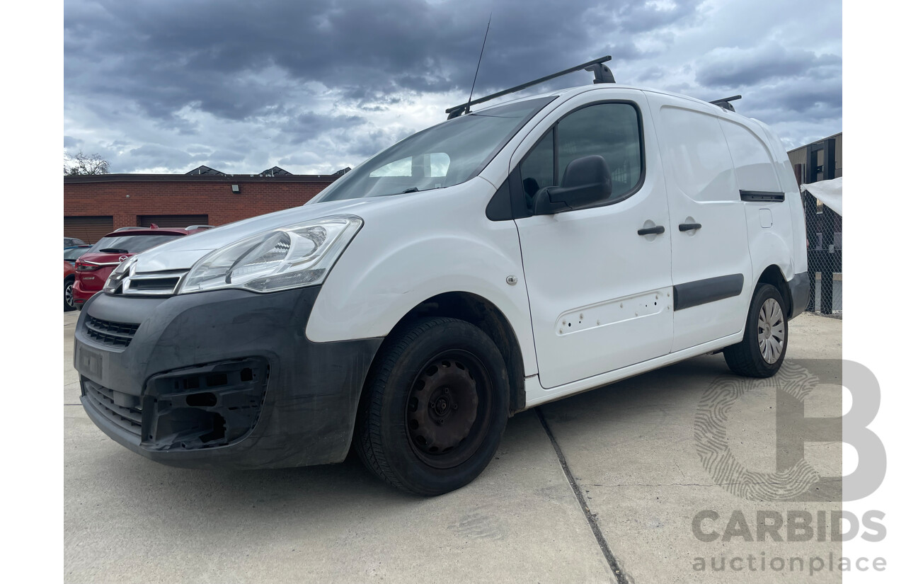 06/2016 Citroen Berlingo 1.6 HDI LONG FWD B9C MY16 Van White 1.6L