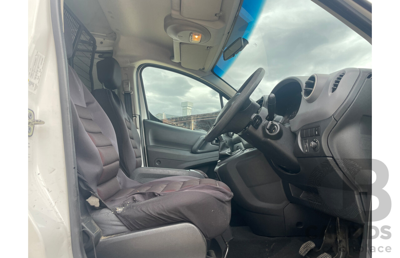 06/2016 Citroen Berlingo 1.6 HDI LONG FWD B9C MY16 Van White 1.6L