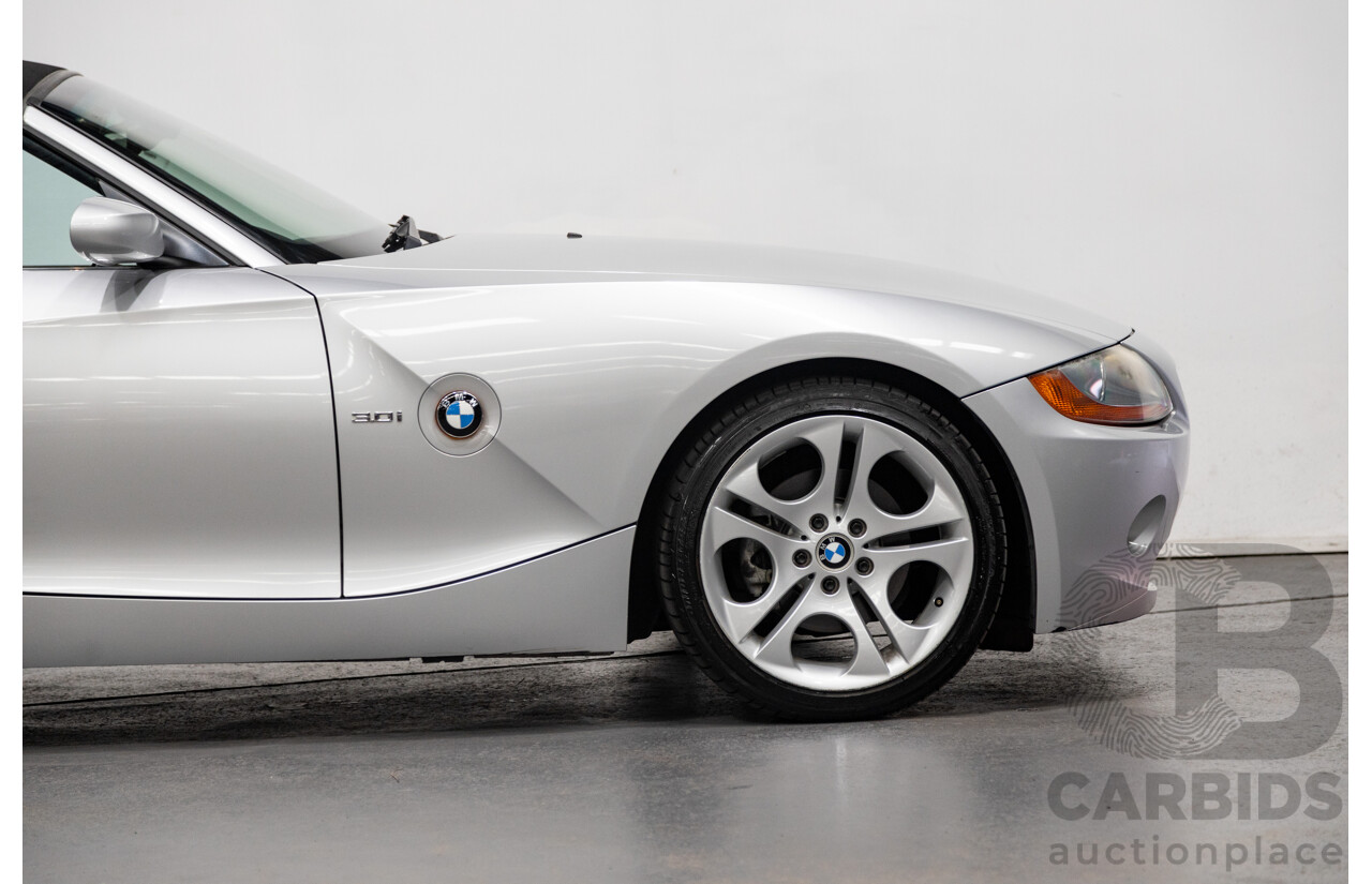 07/2003 BMW Z4 3.0i E85 2D Roadster Titan Silver Metallic 3.0L