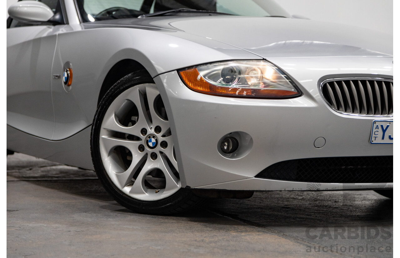 07/2003 BMW Z4 3.0i E85 2D Roadster Titan Silver Metallic 3.0L