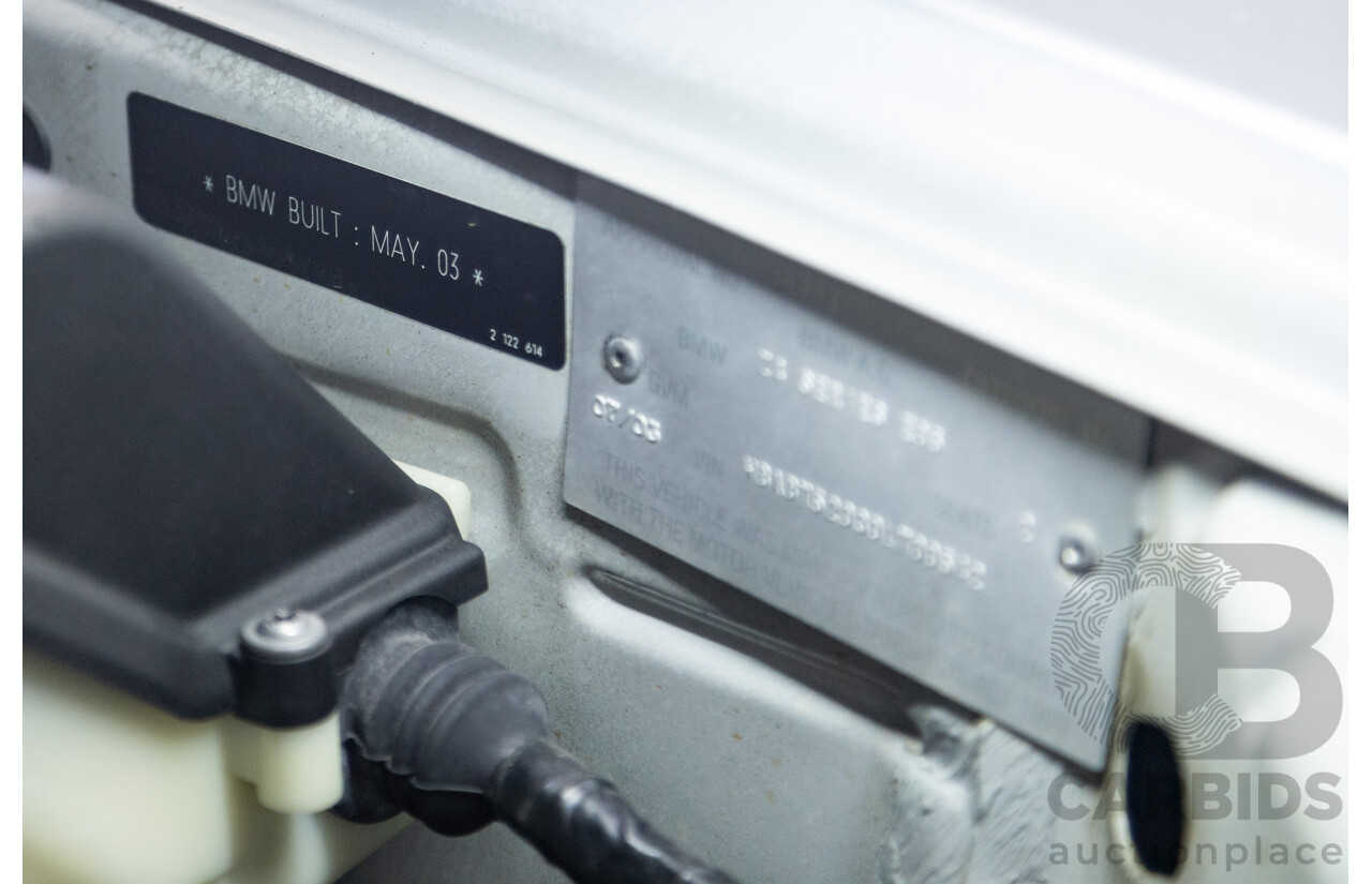 07/2003 BMW Z4 3.0i E85 2D Roadster Titan Silver Metallic 3.0L